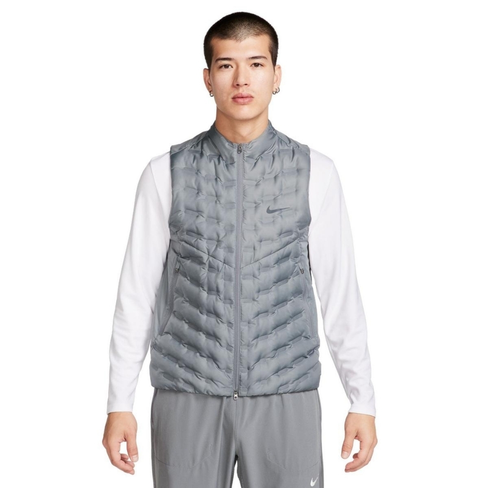 Nike Therma-Fit ADV Repel Aeroloft Down Running Vest Grey Mens FB7542-084